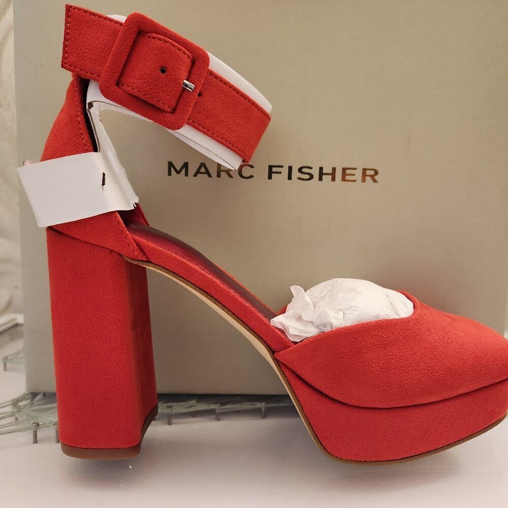 Marc Fisher "Naina2" Red Platforms. NIB. Size Various
